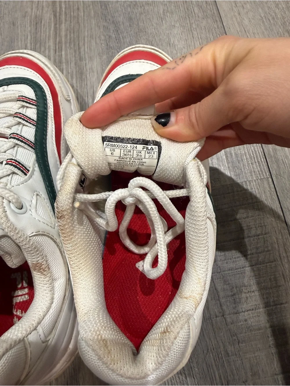 Fila Sneakers from ITALY ❤️🤍💚